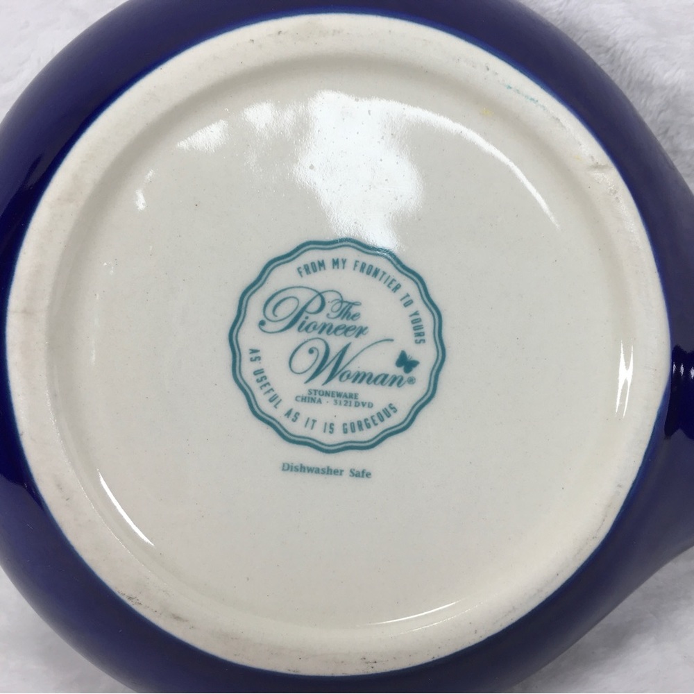 Pioneer Woman Spring Bouquet Spoon Rest Blue Make Life Delicious 8.9” long - Picture 2 of 4